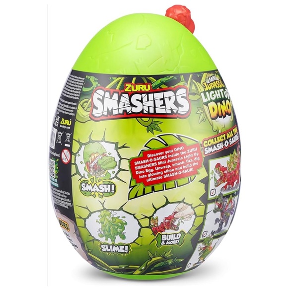 AMAZON ~Smashers Mini Jurassic Light Up Dino Egg (NEW) - Picture 3 of 10